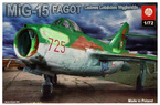 MODEL DO SKLEJANIA SAMOLOT MIG-15 FAGOT LOTNICTWO WĘGIERSKIE 1:72 PLASTYK