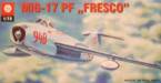 MODEL DO SKLEJANIA SAMOLOT MIG-17 PF FRESCO 1:72 PLASTYK