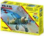 MODEL DO SKLEJANIA SAMOLOT PZL P.11c WRZESIEŃ 1939 1:48 MIRAGE HOBBY