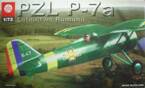 MODEL DO SKLEJANIA SAMOLOT PZL P-7A LOTNICTWO RUMUNII 1:72 PLASTYK