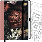 ORGANIZER PLANER BULLET JOURNAL NOTATNIK A5 FLOWERS KWIATY INTERDRUK