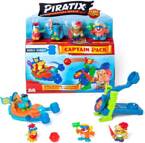 PIRATIX CAPTAIN PACK DOUBLE BARREL ZŁOTY KAPITAN KATAPULTA POJAZD FIGURKI