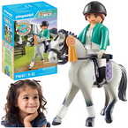 PLAYMOBIL HORSES OF WATERFALL JEŹDZIEC TURNIEJOWY 14 EL. FIGURKI AKCESORIA