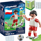 PLAYMOBIL PIŁKARZ REPREZENTACJI POLSKI PIŁKA NOŻNA FIGURKA KLOCKI