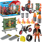 PLAYMOBIL STUNT SHOW POKAZ KASKADERSKI FIGURKA AKCESORIA 29 EL. 71256