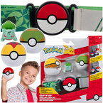 POKEMON PAS TRENERA CLIP N GO 2 POKEBALLE FIGURKA BULBASAUR ZESTAW STARTOWY