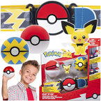 POKEMON PAS TRENERA CLIP N GO 2 POKEBALLE FIGURKA PICHU ZESTAW STARTOWY