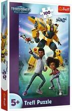 PUZZLE 100 ELEMENTÓW DRUŻYNA TRANSFORMERS BUMBLEBEE 16457 TREFL