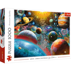 PUZZLE 1000 ELEMENTÓW  KOSMOS UKŁADANKA UKŁAD SŁONECZNY 10624 - TREFL