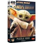 PUZZLE 1000 ELEMENTÓW PREMIUM PLUS GROGU STAR WARS MANDALORIAN 10885 TREFL