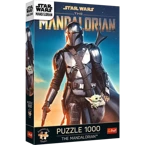 PUZZLE 1000 ELEMENTÓW PREMIUM PLUS THE MANDALORIAN STAR WARS 10891 TREFL