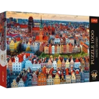 PUZZLE 1000 ELEMENTÓW PREMIUM PLUS WIDOK NA GDAŃSK, POLSKA 10856 TREFL