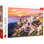 PUZZLE 1000 ELEMENTÓW ZACHÓD SANTORINI GRECJA UKŁADANKA 10435 - TREFL