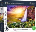 PUZZLE 1000 SELJALANDSFOSS WATERFALL WODOSPAD ISLANDIA - 10756 TREFL