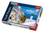 PUZZLE 1500 ELEMENTÓW SANTORINI GRECJA UKŁADANKA MIASTECZKO 26119 - TREFL