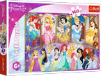 PUZZLE 160 ELEMENTÓW KSIĘŻNICZKI PRINCESS DISNEY UKŁADANKA - 15407 TREFL