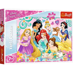 PUZZLE 200 ELEMENTÓW RADOSNY ŚWIAT KSIĘŻNICZEK DISNEY PRINCESS 13268 TREFL