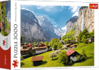 PUZZLE 3000 ELEMENTÓW LAUTERBRUNNEN SZWAJCARIA KRAJOBRAZ - 33076 TREFL