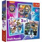 PUZZLE 3W1 PSI PATROL MOC MIGHTY PUPS 34869 TREFL