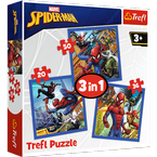 PUZZLE 3W1 SPIDERMAN MARVEL 20/36/50 - TREFL 34841