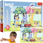 PUZZLE BLUEY 100 ELEMENTÓW WESOŁY ŚWIAT BLUEY UKŁADANKA TREFL 16471