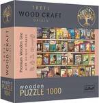 PUZZLE DREWNIANE 1000 PRZEWODNIK PO ŚWIECIE REGAŁ Z KSIĄŻKAMI 20176 TREFL