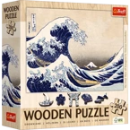 PUZZLE DREWNIANE 200 FALA W KANAGAWIE HOKUSAI KATSUHIKA 20250 TREFL