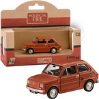 SAMOCHÓD FIAT 126p MALUCH KOLEKCJA PRL MODEL METALOWY 1:43 BRĄZOWY