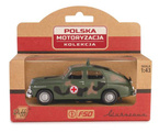 SAMOCHÓD WARSZAWA M-20 POGOTOWIE WOJSKOWE KOLEKCJA PRL MODEL 1:43