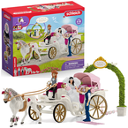 SCHLEICH HORSE CLUB POWÓZ WESELNY Z KONIEM ŚLUB FIGURKA RĘCZNIE MALOWANA