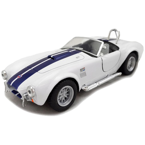 SHELBY COBRA 427S S/C 1965 MODEL KOLEKCJONERSKI AUTO BIAŁY 1:32 KINSMART