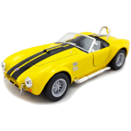 SHELBY COBRA 427S S/C 1965 MODEL KOLEKCJONERSKI AUTO ŻÓŁTY 1:32 KINSMART