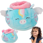 SQUISHMALLOWS SQUISHVILLE MIĘKKA MASKOTKA PLUSZOWY POJAZD NIEBIESKI 6 cm