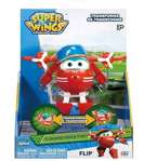 SUPER WINGS FLIP SAMOLOT TRANSFORMUJĄCY ROBOT 2w1 JEŹDZI ŚMIGŁA CZAPKA