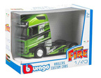 VOLVO FH16 ZIELONY TIR SAMOCHÓD METALOWY POJAZD STREET FIRE BBURAGO 1:43