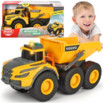 WYWROTKA CONSTRUCTION VOLVO POJAZD BUDOWLANY ŚWIATŁO DŹWIĘK DICKIE TOYS