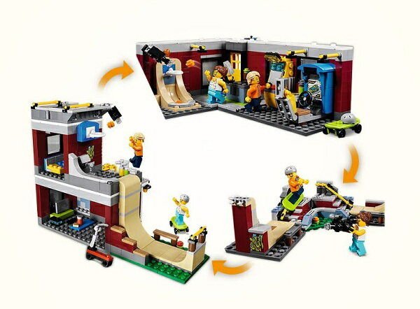 LEGO Creator 3-in-1 Skate Park  Lego Set 31081 Speed Build 