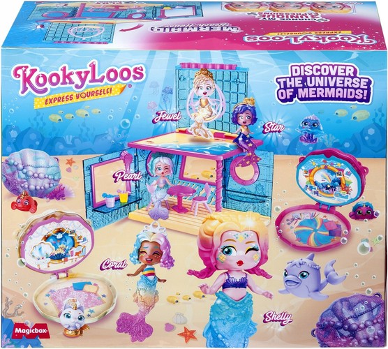 Kookyloos Mermaid Beach House Domek Na PlaŻy Lalka Syrenka Akcesoria 8431618024126 Emokittypl 3249