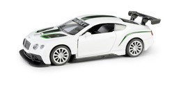  BENTLEY CONTINENTAL GT3 BIAŁY SAMOCHÓD MODEL METALOWY POJAZD NAPĘD 1:32