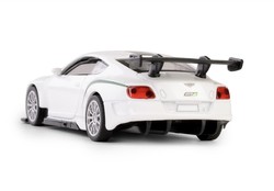  BENTLEY CONTINENTAL GT3 BIAŁY SAMOCHÓD MODEL METALOWY POJAZD NAPĘD 1:32