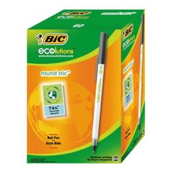  DŁUGOPIS ECO ROUND STIC CZARNY 1MM BIC 1 SZTUKA