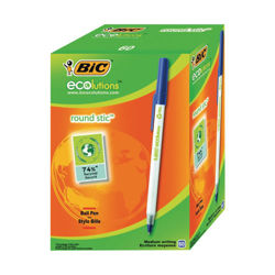  DŁUGOPIS ECO ROUND STIC NIEBIESKI 1MM BIC 