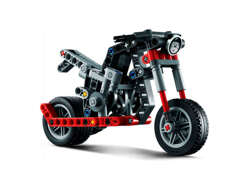  LEGO TECHNIC MOTOCYKL MOTOR CHOPPER KLOCKI 2W1 42132 MAŁY INŻYNIER