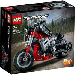  LEGO TECHNIC MOTOCYKL  MOTOR CHOPPER KLOCKI 2w1 42132 MAŁY INŻYNIER