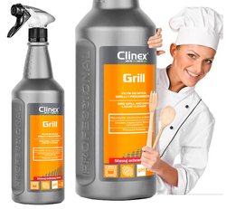  PŁYN DO CZYSZCZENIA GRILLA PIEKARNIKÓW przypaleń CLINEX GRILL - 1Litr