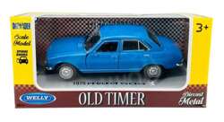 1975 PEUGEOT 504 OLD TIMER METALOWY SAMOCHODZIK  KOLEKCJONERSKI WELLY 1:34