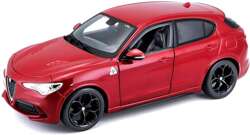 ALFA ROMEO STELVIO CZERWONY SAMOCHÓD METALOWY MODEL POJAZD BBURAGO 1/24