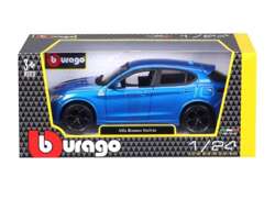 ALFA ROMEO STELVIO NIEBIESKI SAMOCHÓD METALOWY MODEL POJAZD BBURAGO 1/24