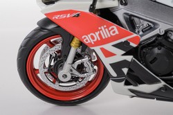 APRILLA 2021 RSV4 RR1000 WYŚCIGOWY MOTOCYKL MODEL METALOWY 1:12