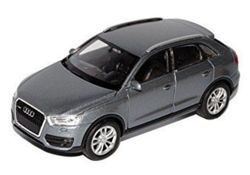 AUDI Q3 SZARY METALOWY SAMOCHÓD MODEL KOLEKCJONERSKI WELLY